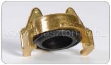 Körmös réz gyorscsatlakozó Vakkupak, zárósapka