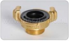 Körmös réz gyorscsatlakozó külső menettel