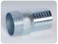 HORG TCS KM Tömlőcsonk külső menettel horganyzott acél