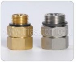 Csapágyazott forgócsatlakozó Külső-belső menettel