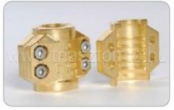 Réz kétrészes bilincs DIN EN 14 423 szerinti gőztömlő bilincs