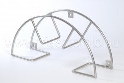 Fali tömlőtartó, nagy Nemesacélból