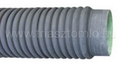 Kehrflex Utcatakarító kocsira kopásálló porszívótömlő acéldrót spirállal