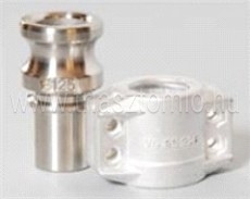 Kamlok apa DIN 2828 szerinti Galléros csonkkal kétrészes bilincshez