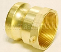 Réz Kamlok apa belső menettel (A típus)