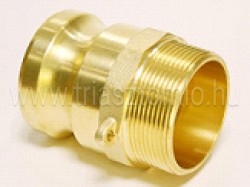 Réz Kamlok apa külső menettel (F típus)