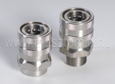 Nemesacél gyorscsatlakozó Anyarész menettel