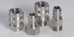 Nemesacél gyorscsatlakozók